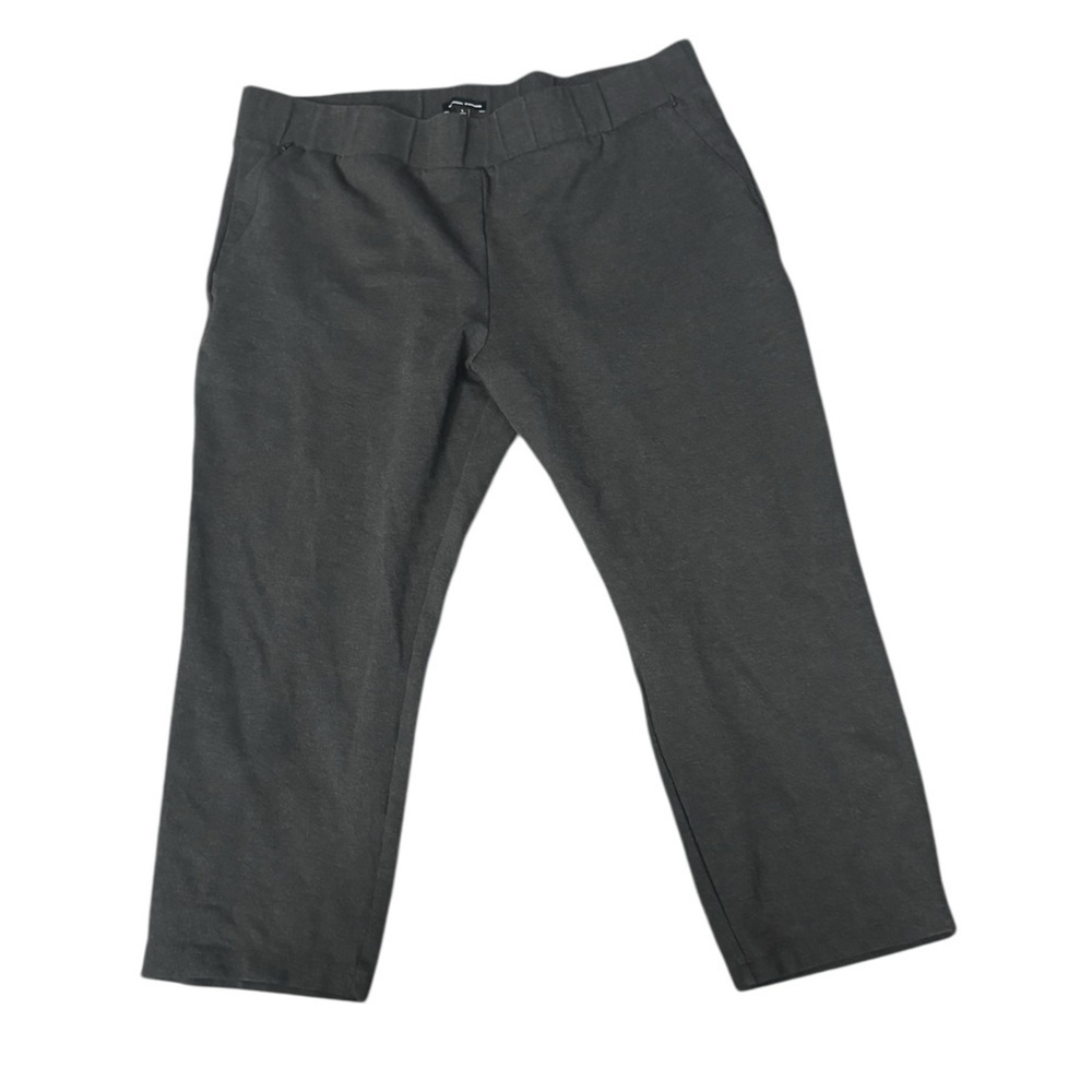 Universal Standard Charcoal Gray Pull On Cropped Pants Size 22/24